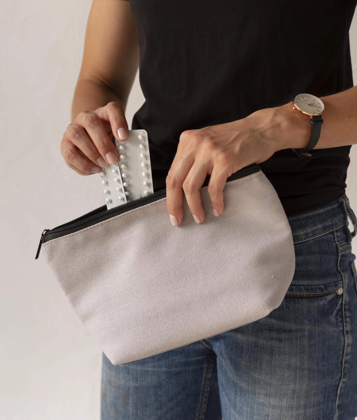 Artículo confeccionado en tela como ejemplo de una lapicera o bolsa hecha a la medida